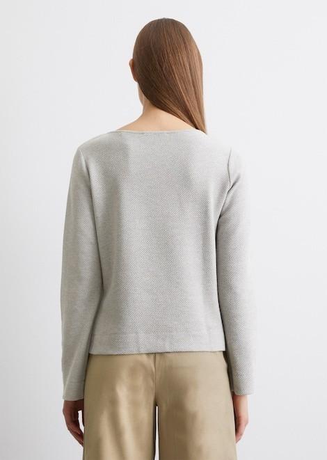 Produktbild Marc O'Polo Sweatshirt mit U-Ausschnitt und Regular Fit (S)