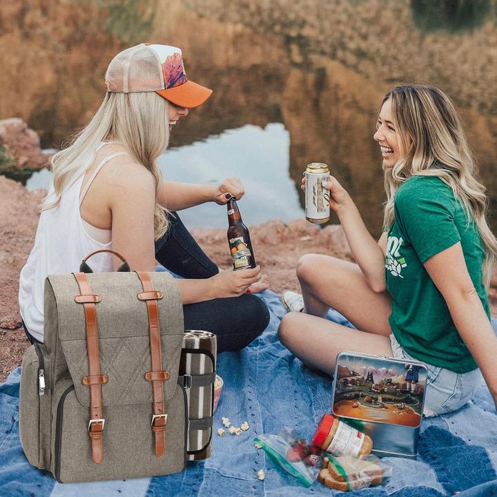 Actual product image Wickerland Picknick-Rucksack für 4 Personen