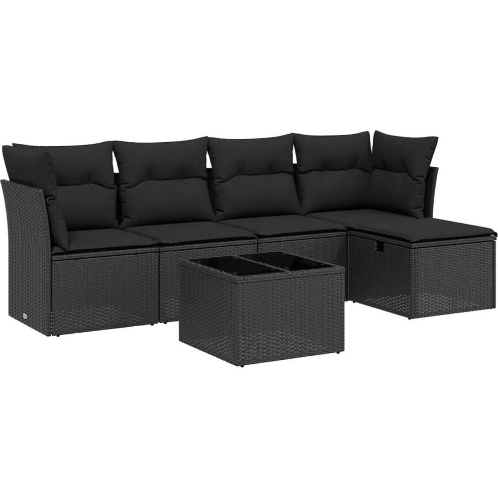 VidaXL, Gartenlounge, 10-tlg. Garten-Lounge-Set mit Kissen