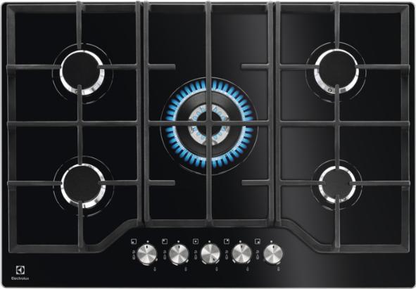 Actual product image Electrolux EGG7536K Gas Hob on Glas