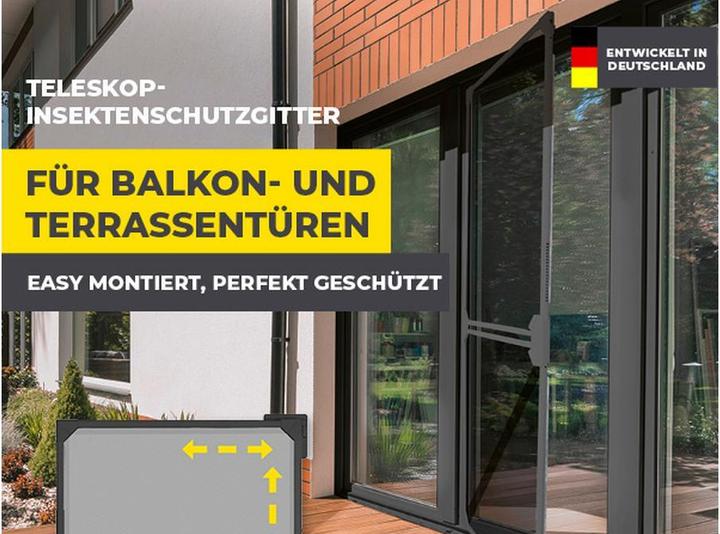 Produktbild Easymaxx Fliegengitter Teleskop (270 x 115 cm)