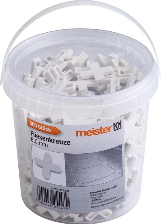Actual product image Conmetall Meister Tile crosses 8.0 mm 300 pieces