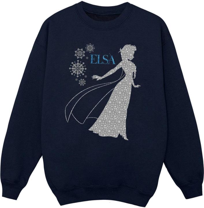 Actual product image Disney Boys Frozen Elsa Christmas Silhouette Sweatshirt (152, 158)