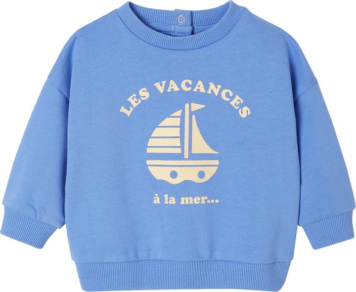 Produktbild Vertbaudet Baby Rundhals-Sweatshirt BASIC mit Recycling-Polyester (68)