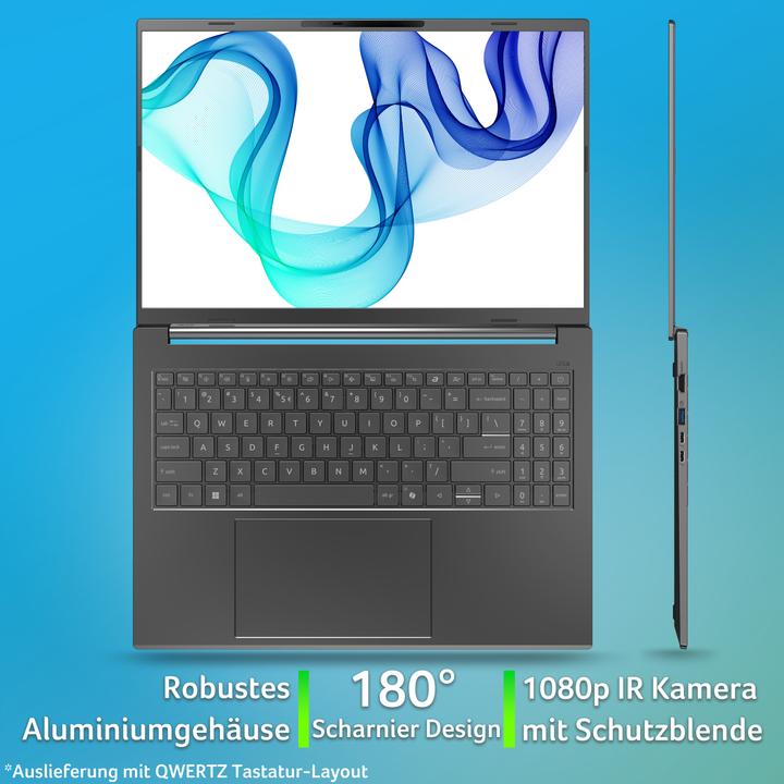 Produktbild Acer Aspire 16 AI OLED (16", Intel Core Ultra 7 258V, 32 GB, 1000 GB, DE)