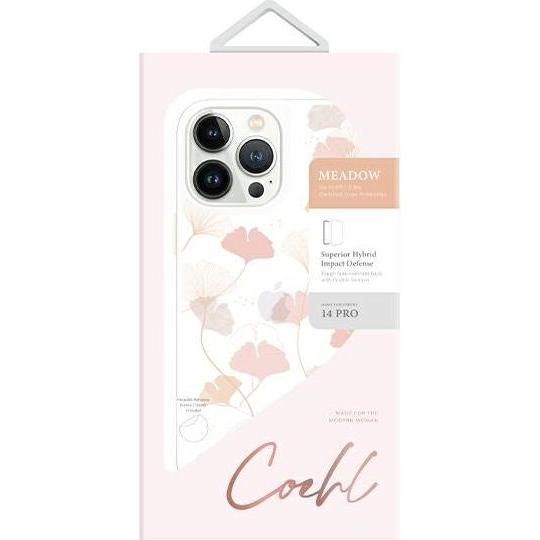 Thumbnail - Uniq etui Coehl Meadow iPhone 14 Pro 6,1" różowy/spring pink (Apple iPhone 14 Pro), Smartphone Hülle, Rosa