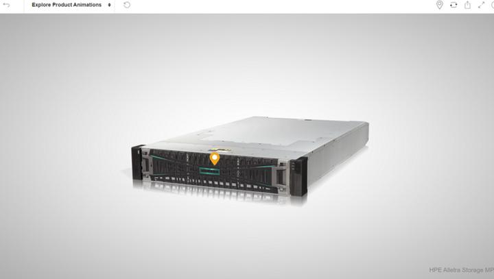 Actual product image HPE E Alletra Storage MP B10030 Tech Refresh Single Node (Fibre Channel, iSCSI)