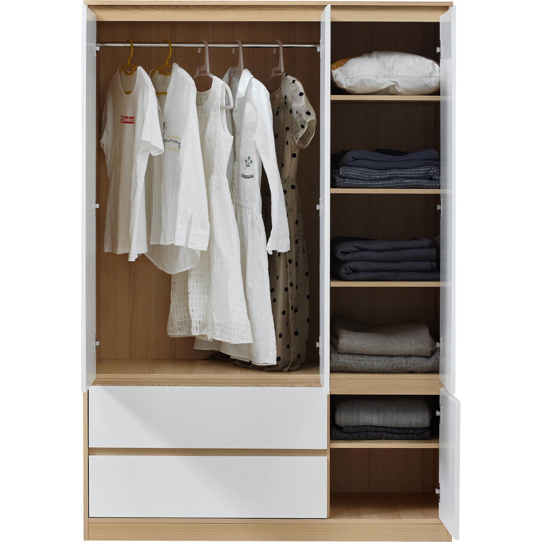 Thumbnail - En.Casa, Kleiderschrank, Bastheim (120 x 52 x 176 cm)