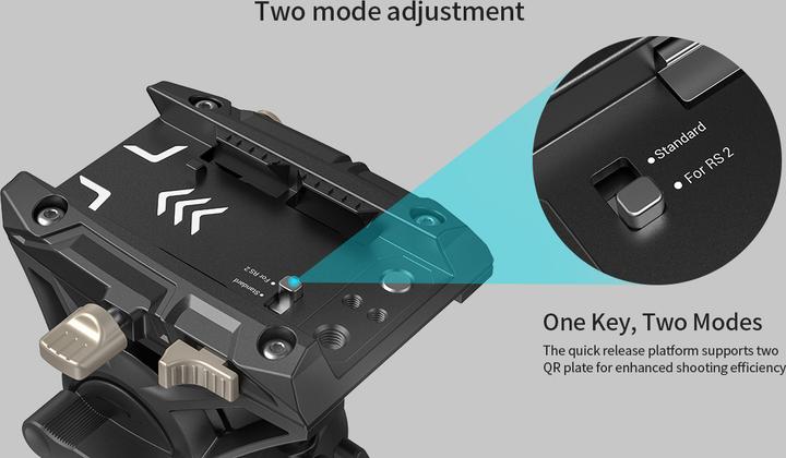 Actual product image SmallRig AD-01 high-performance fluid head stand (Metal)