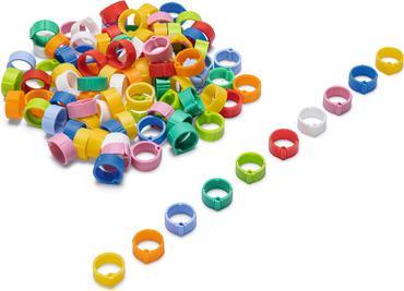 Fauna CLICK RINGS 12MM MIX 100X