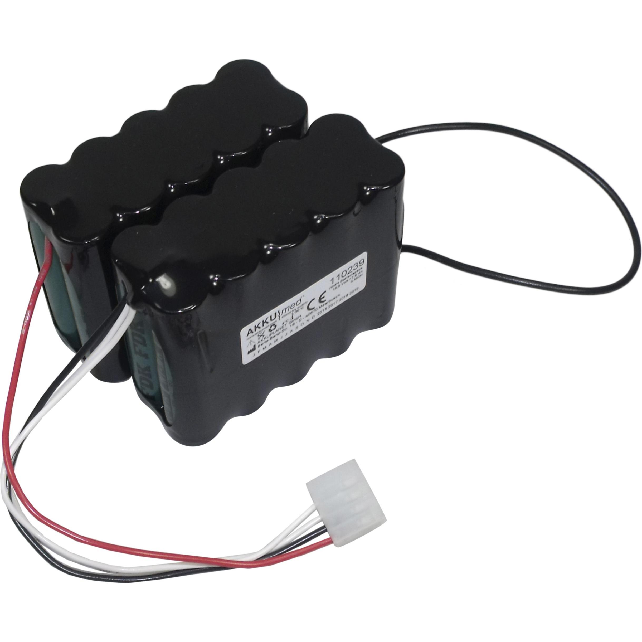 XCell NiMH Akku passend für Criticon Dinamap Pro 1000 12 Volt 8,0 Ah CE Konform (8000 mAh), Batterien + Akkus