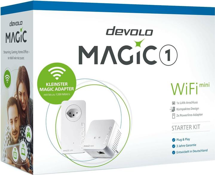 Produktbild Devolo Magic 1 WiFi mini Starter Kit (1200 Mbit/s)