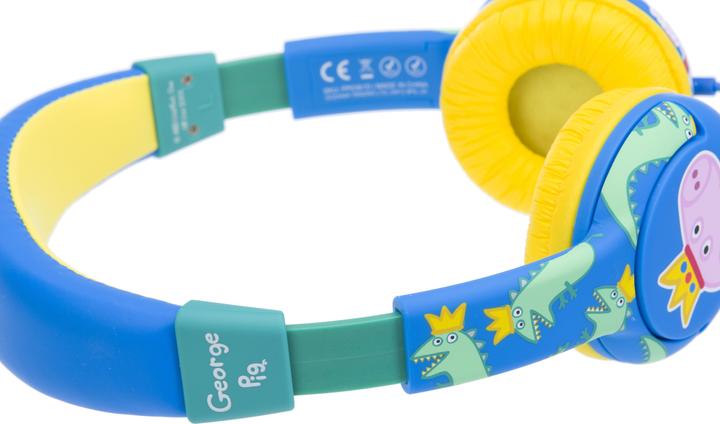 Actual product image OTL Technologies Peppa Pig Prince George Wired Headphones Headband Music Blue, Green, Pink, Yellow