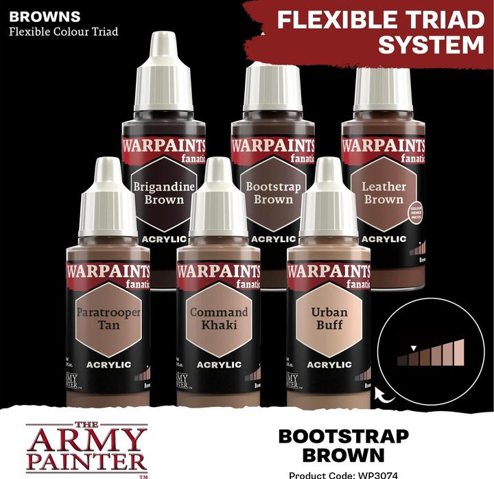 Actual product image Army Painter TAPWP3074P - Warpaints Fanatic: Bootstrap Brown