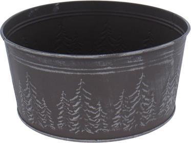 Produktbild MICA Living Pflanzwanne - Tannenbäume - grau/weiss - ca. 22 x 18,7 x 10,2 cm (22 x 18.70 x 10.20 cm)