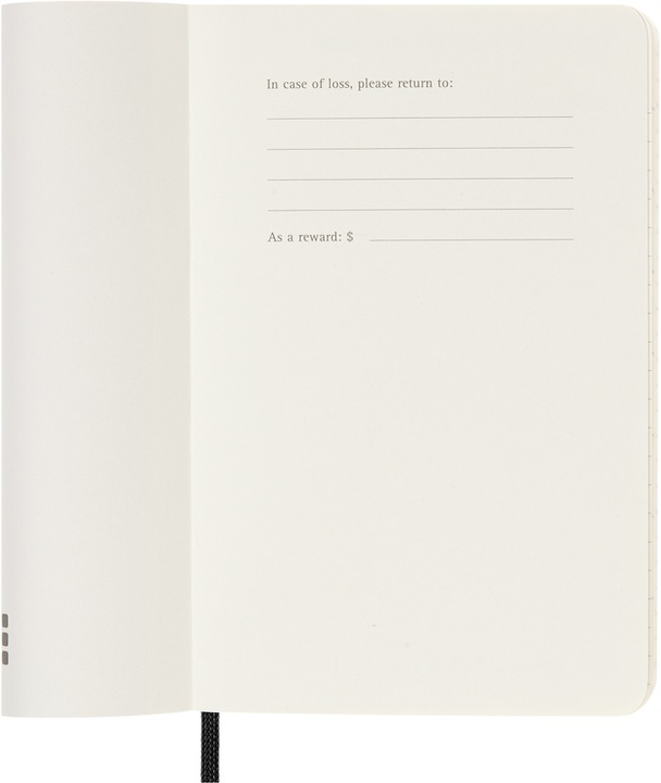 Actual product image Moleskine Weekly calendar (A6, Pocket, English)