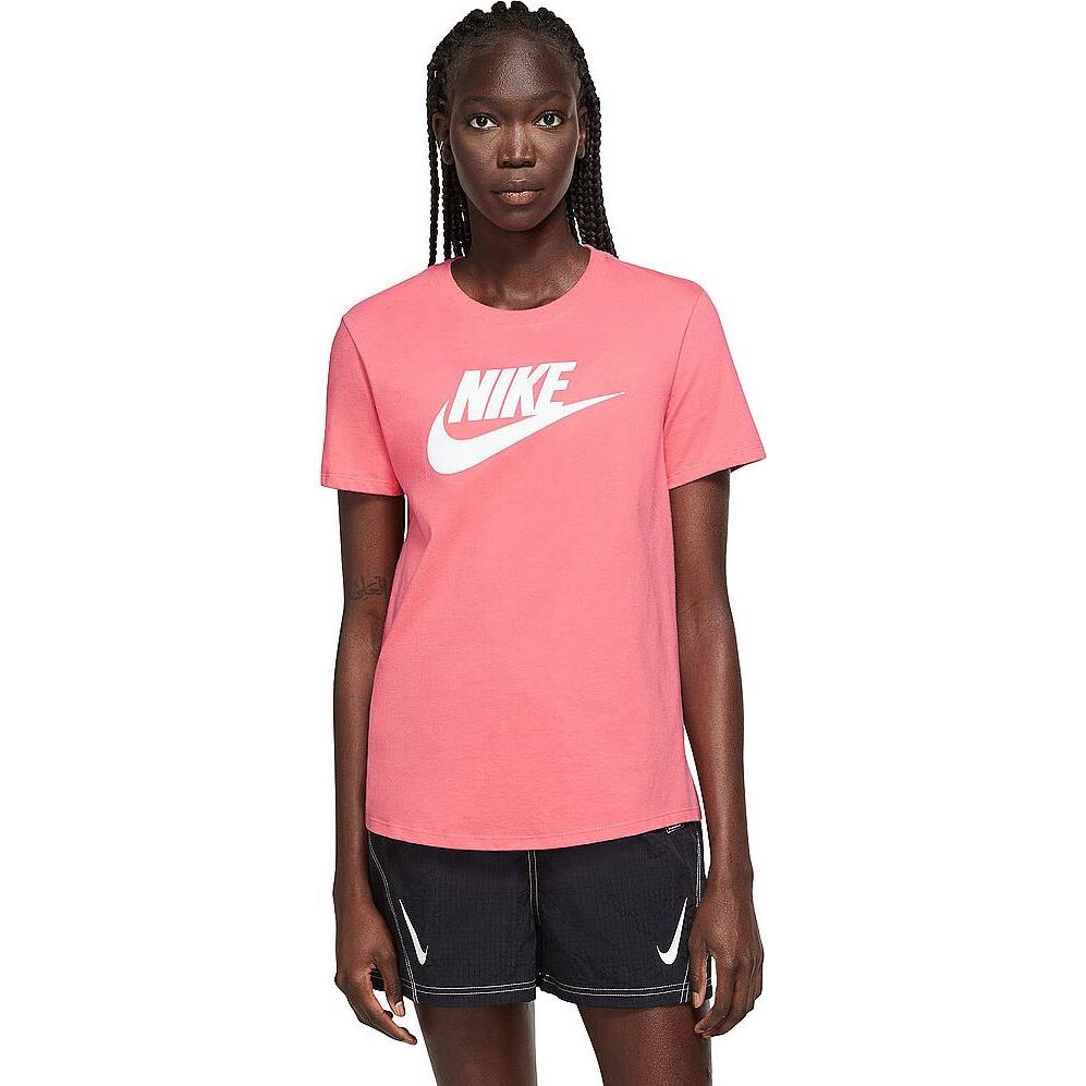 Nike, Damen, Sportshirt, Sportswear Essentials Wom Sea Coral/White XS (XS), Pink, XS