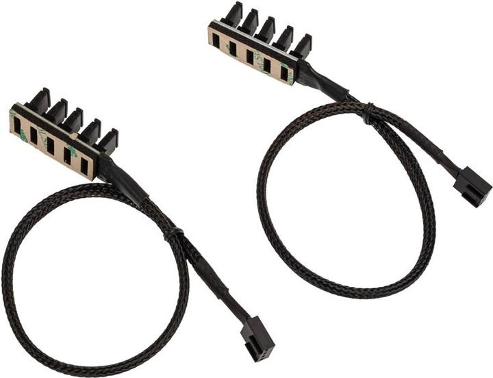 Immagine prodotto Akasa Hub splitter FLEXA FP5H - 2 pezzi (30 cm, PWM a 4 pin)