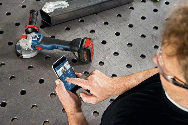 Actual product image Bosch Professional GWX18V-10SC#B0402 Angle grinder (125 mm)