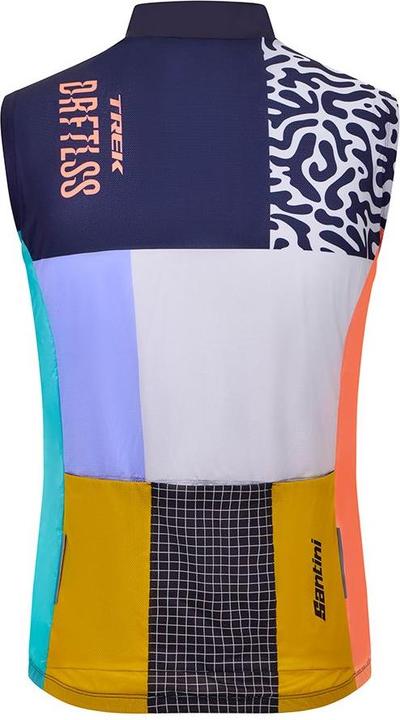 Actual product image Santini Vest Trek Driftless Windshell Medium Blue (M)