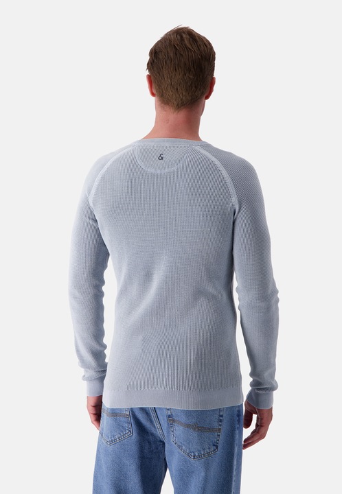 Immagine prodotto Colours & Sons Maglione con scollo rotondo e intarsio bicolore (S)
