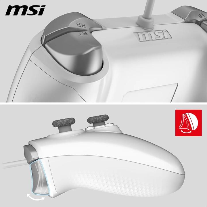 Image du produit MSI FORCE GC200 WHITE (Android, PC)