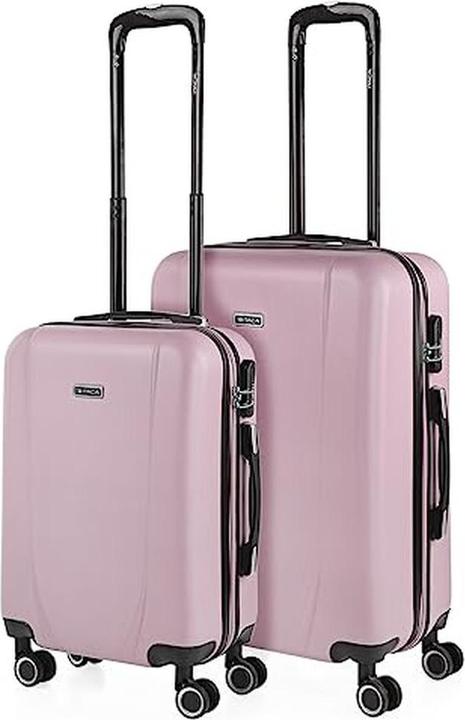Actual product image Itaca Hard-Shell Spinner Suitcase Set with Combination Lock