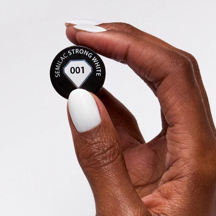Productafbeelding Semilac 001 Sterke Baltas 7ml (001 Sterke Baltas, Stark wit 001, Sterk wit 001, Semi-permanente vernis)