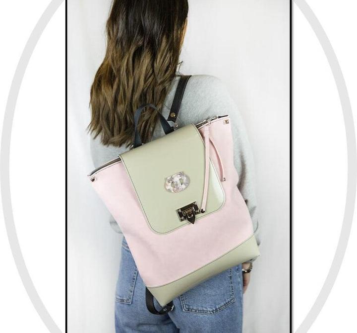 Image du produit Tooitaly Sac à dos à la mode Upcycling from Recycled PET Bottles from the Sea No.26 Hand Made in Ital