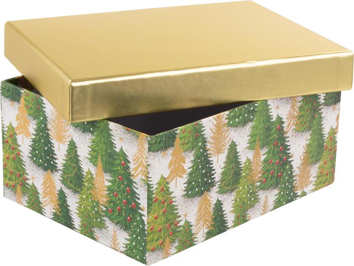 Actual product image Idena Geschenkbox Weihnachten Tannenbaum 20x15x9cm