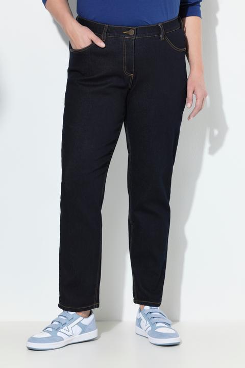Immagine prodotto Ulla Popken Boyfriend jeans in denim elasticizzato con taglio a cinque tasche e cintura comoda (52)