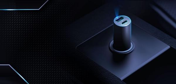 Actual product image 3MK Hyper Car Charger 100W / DC12-24 / USB-C+USB-A