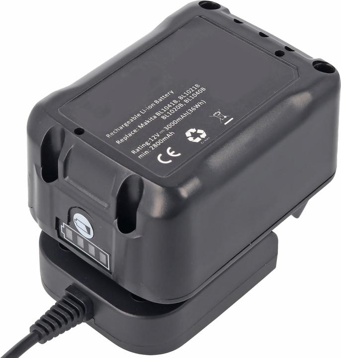 Produktbild XCell Ladegerät passend für Makita Li-Ion Akku BL1015B, BL1020B, BL1040B, BL1041B Makita, BL1021B, BL1041B (12 V)