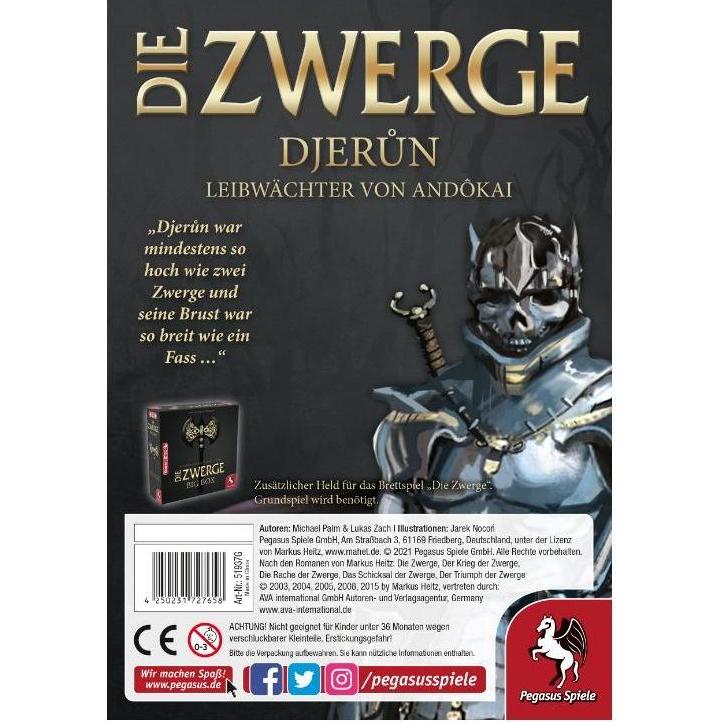 Pegasus 51937G - Djerun - Charakterpack: Die Zwerge, ab 10 Jahren (Erweiterung, DE-Ausgabe) (Deutsch)