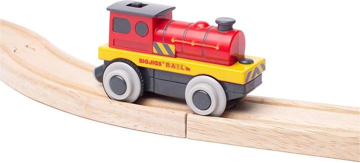 Produktbild Bigjigs Batterie Lok - rot