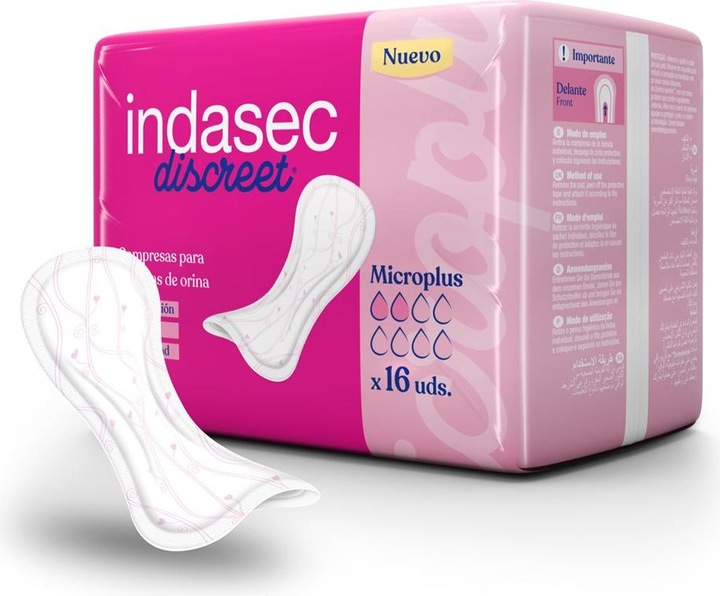 Produktbild Indasec Discreet Microplus (16 x)