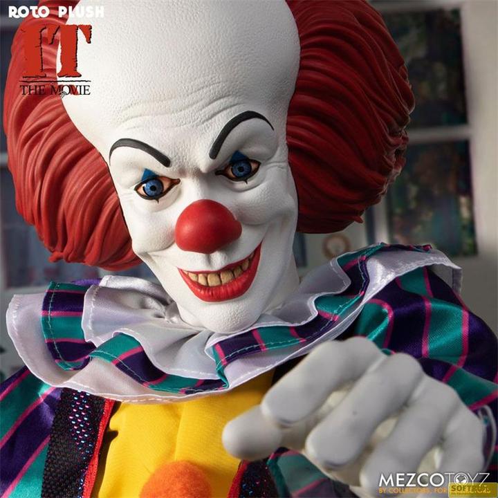 Image du produit Mezco Toys Stephen Kings It 1990 MDS Roto Plush Doll Pennywise 46 cm