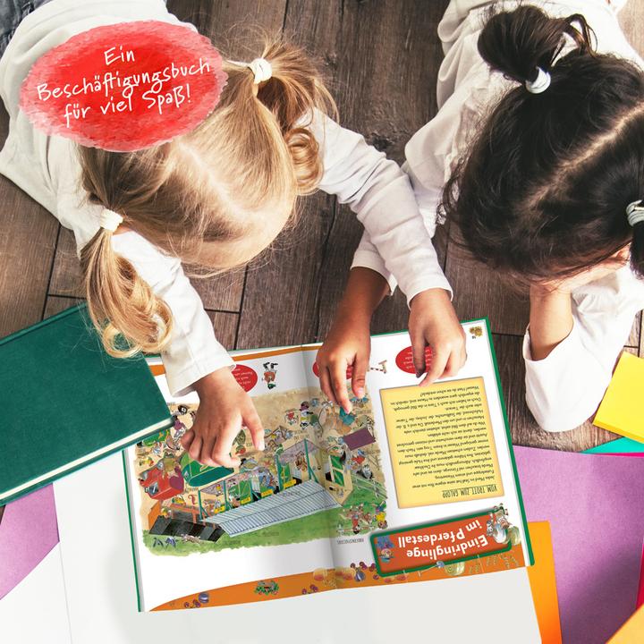 Produktbild Stickerbuch der Bauernhof Geschichten Spiele Wissenswertes