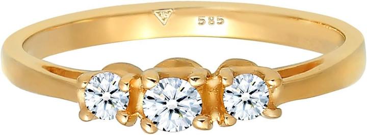 Produktbild Diamore Elli Diamonds Verlovingsring mit Brillant in Gelbgold (52)