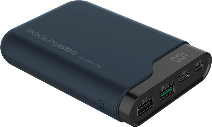 Immagine prodotto RealPower PB-10000 (10000 mAh, 18 W, 37 Wh)