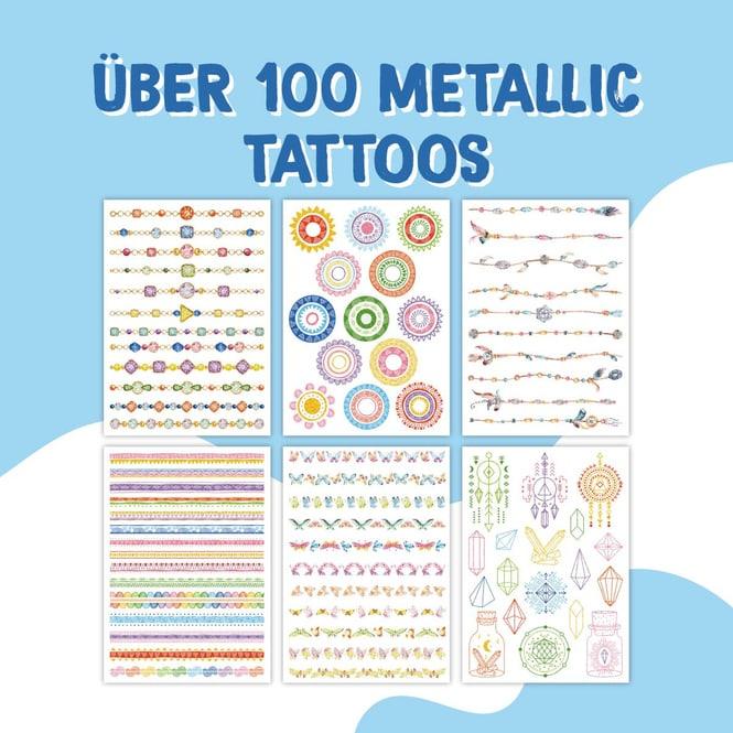 Immagine prodotto Papierdrachen Tatuaggi metallici - Elementi di gioielleria