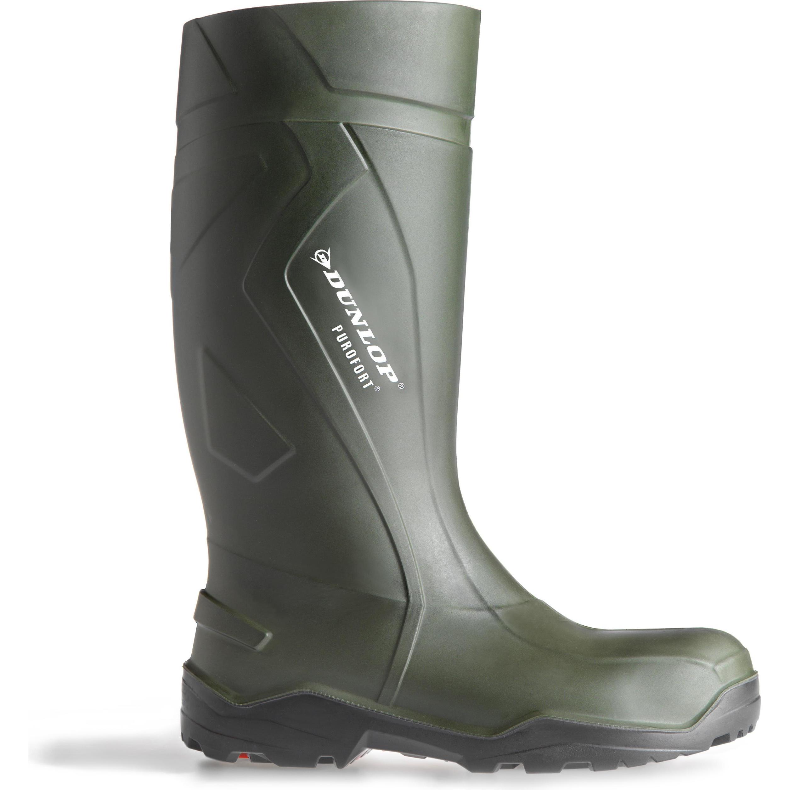 Dunlop, Herren, Gummistiefel, Sicherheitsstiefel Purofort Plus S5, Grün, (43)