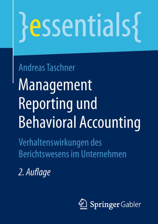 Produktbild Management Reporting und Behavioral Accounting (Andreas Taschner, 2018)
