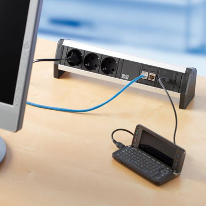 Image du produit Bachmann Cordon d'extension DESK (3x, CEE 7/3)
