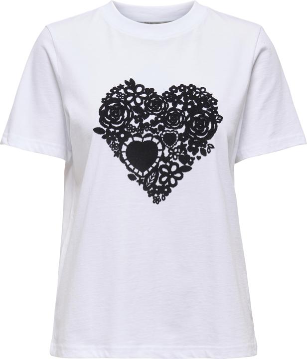 Only Onlnina Heart S/S Tee Jrs (XL)