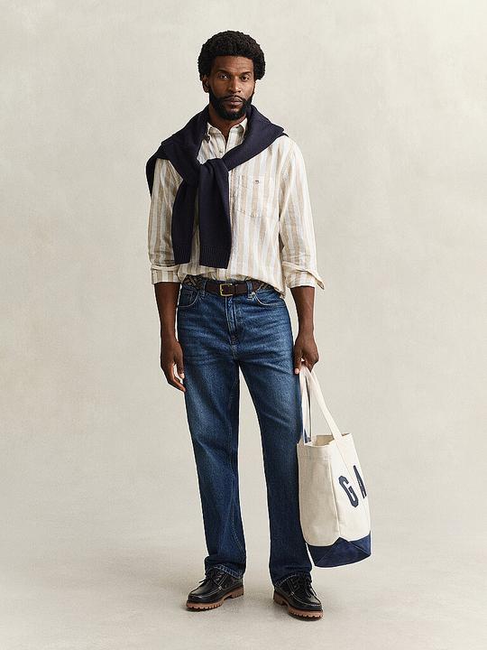 Immagine prodotto GANT Regular Cotton Linen Stripe Shirt (L)