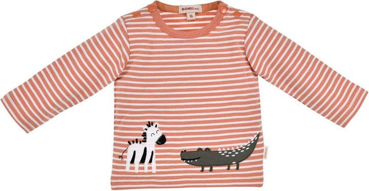 Produktbild Bondi Babyboy T-Shirt langarm geringelt Safari Stripe (62)