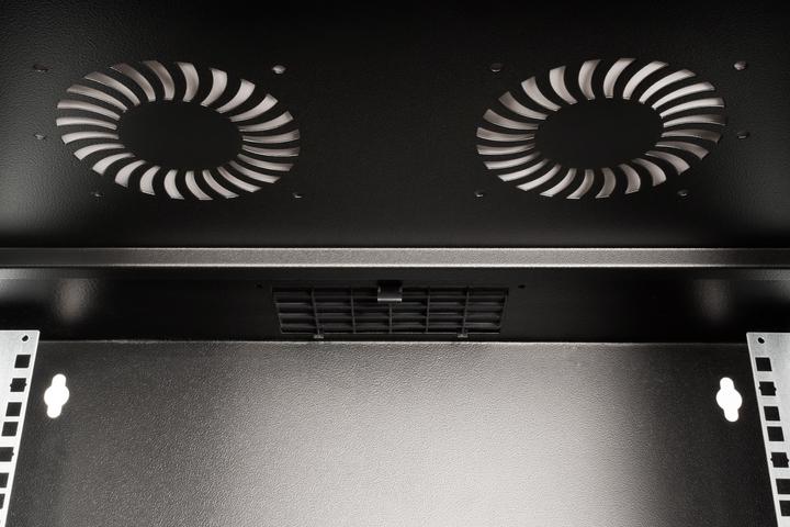 Produktbild Digitus 19" 7HE Wandgehäuse, SOHO PRO 370 x 540 x 400 mm, schwarz (7 HE, 19 Zoll Rack)