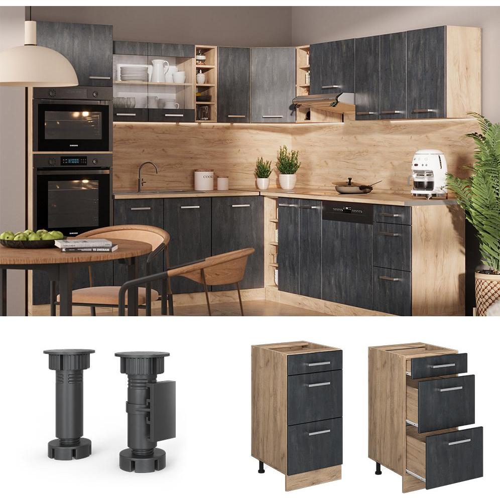 Thumbnail - Vicco, Regal, Küchenschrank mit Schublade R-Line