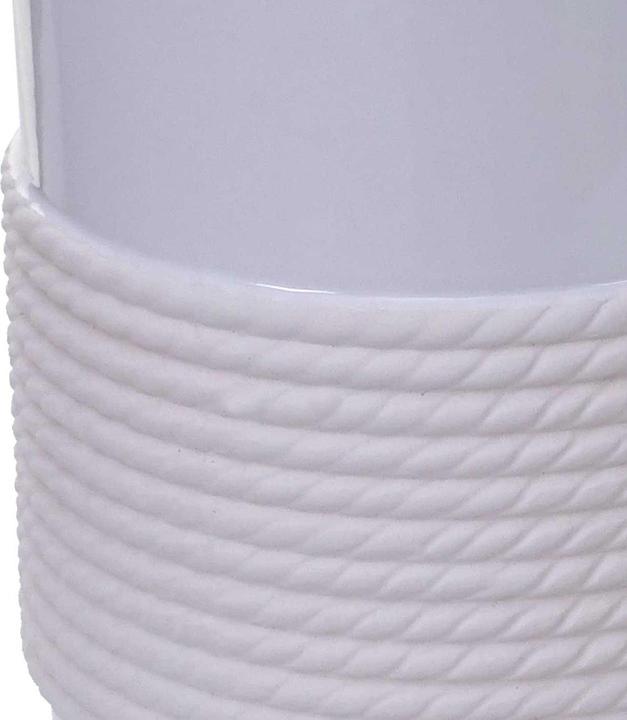 Produktbild Swisshandel24 5-teiliges Badset, WC-Garnitur Badezimmerset Badaccessoires, Keramik - weiss - 52429